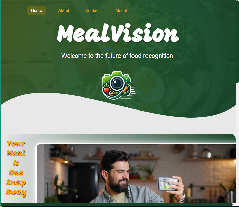 MealVision platform